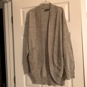 NWOT Gray cardigan sweater.